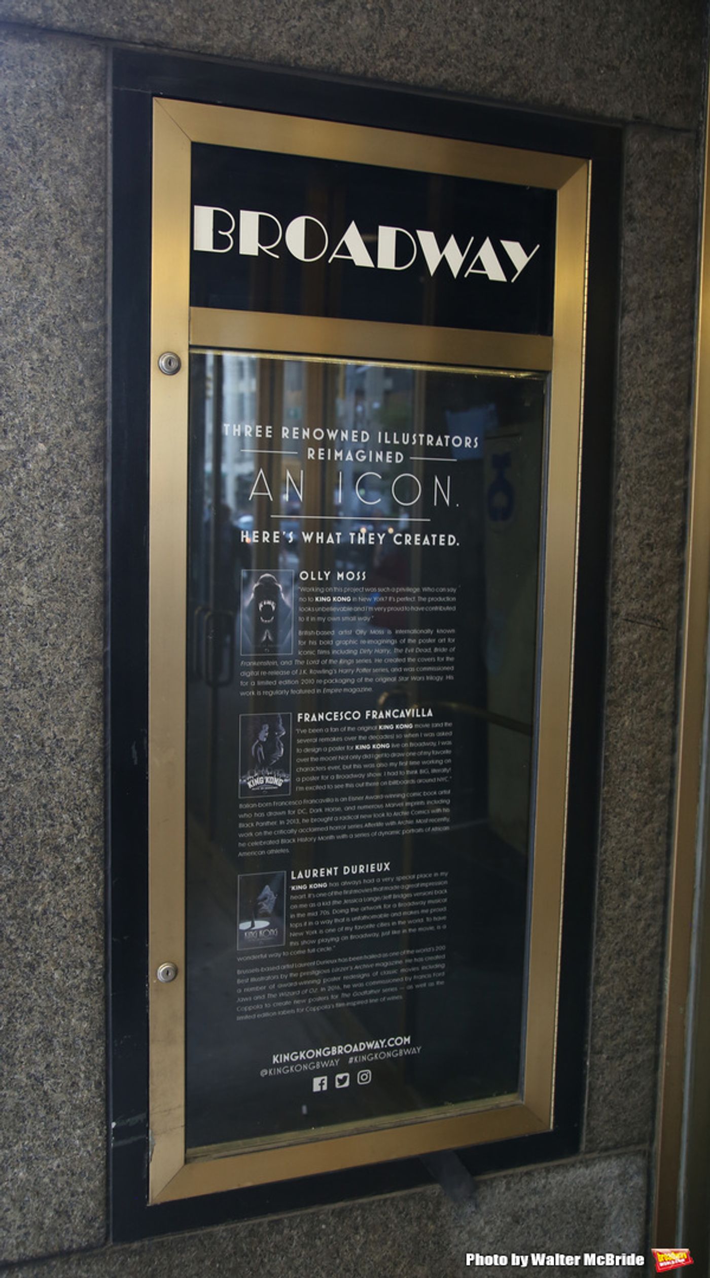 Up on the Marquee: KING KONG arrives on Broadway!  Image