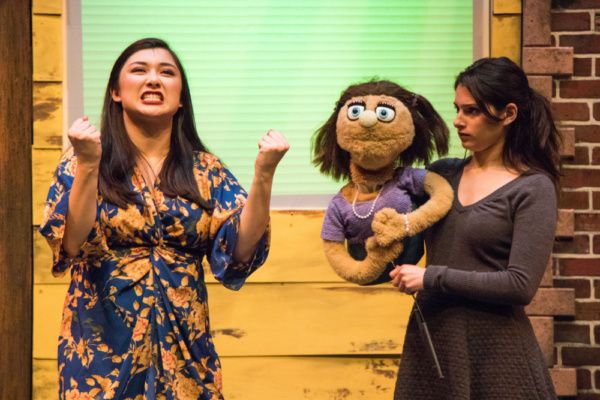 Emily Bailey and Emilie Rose Danno in Avenue Q at Metropolis Photo