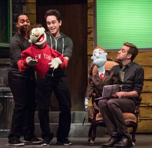 Joe Farrell, Aaron Lockman & Josh Kemper in Avenue Q at Metropolis Photo