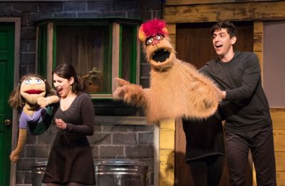 Emilie Rose Danno and William Marquez in Avenue Q at Metropolis Photo