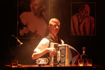 Joseph Atkins in ALL I WANT IS ONE NIGHT. Photo by Carol Rosegg
 Photo