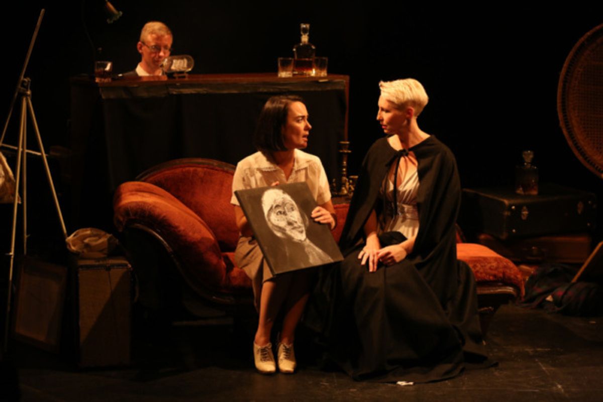 L-R: Joseph Atkins, Rachel Austin, Jessica Walker in ALL I WANT IS ONE NIGHT. Photo by Carol Rosegg at 