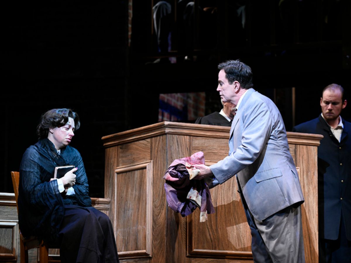 JEANETTE DAWSON, DAVIS GAINES and THE CAST at 