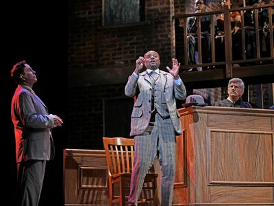 DAVIS GAINES and RUFUS BONDS, JR. and THE CAST Photo