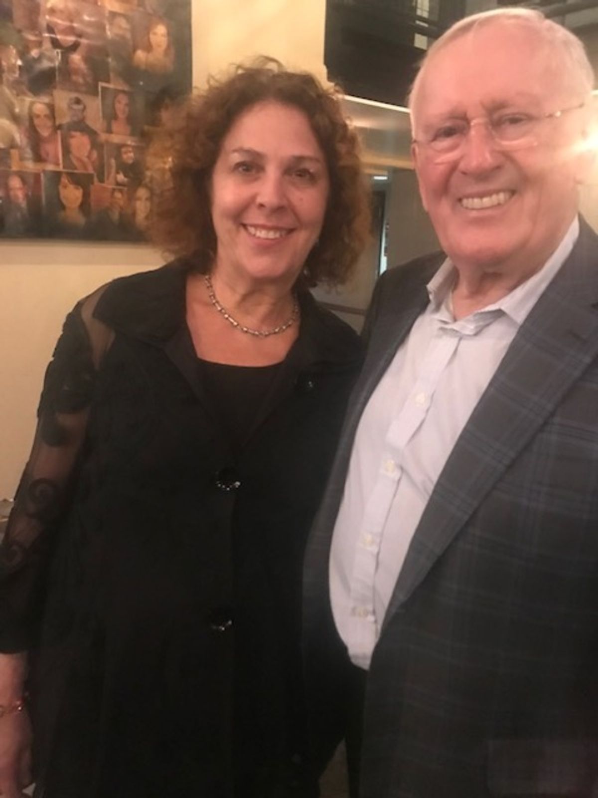  Len Cariou with Donna Trinkoff at 