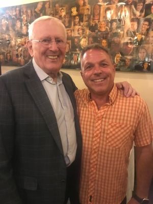 Len Cariou and Matt Berman @ BroadwayWorld Len Cariou and Matt Berman Photo