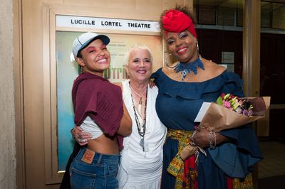 Kiersey Clemons; Eve Ensler, Liz Mikel;  Photo