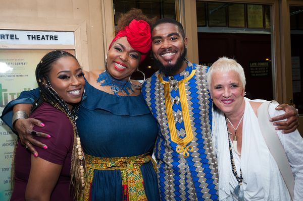 Vershae Mikel; Liz Mikel; Cody Renard Richard; Eve Ensler;  Photo
