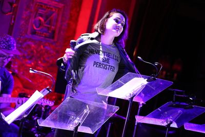 Christine Dwyer sings â€œJust A Girlâ€
 Photo