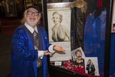 Emmy winner, Grammy nominee and best selling Author, Geoffrey Mark, with friend, Rip  Photo