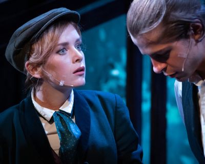 Berkley Jones as Charlie and James Hunsaker as Harry Jekyll in Young Dr. Jekyll the M Photo