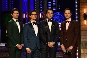 Andrew Rannells, Matt Bomer, Zachary Quinto, & Jim Parsons @ BroadwayWorld Andrew Rannells, Matt Bomer, Zachary Quinto, & Jim Parsons Photo