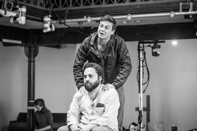 Dominic Rowan and Ammar Haj Ahmad Photo