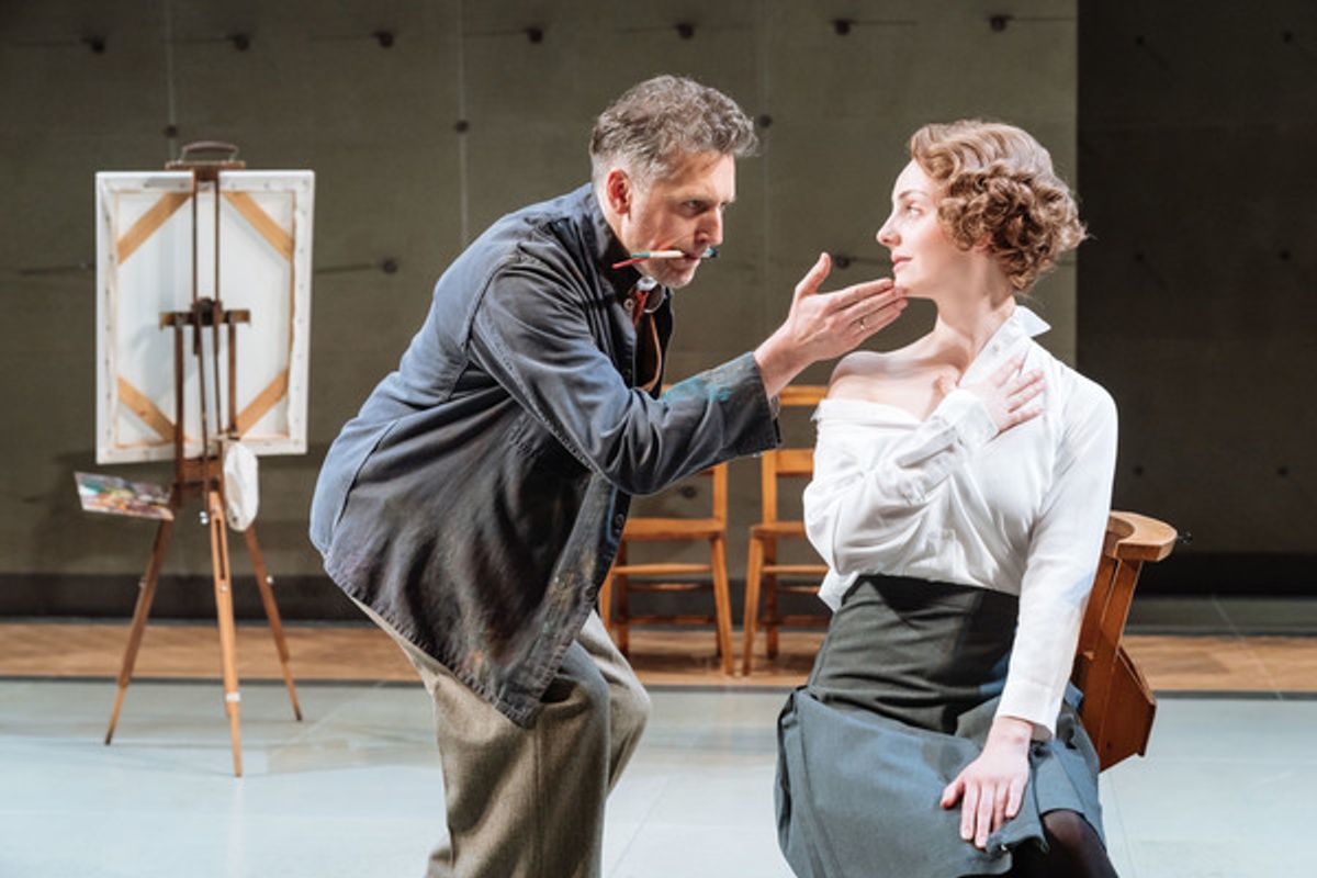 Edward MacLiam (Teddy Lloyd) and Helena Wilson (Jenny) at 