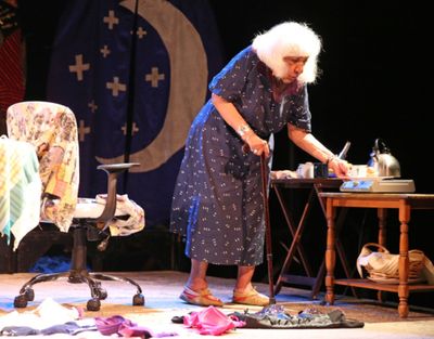 Gloria Miguel in FEAR OF OATMEAL.
Photo by Walesca Ambroise. Photo
