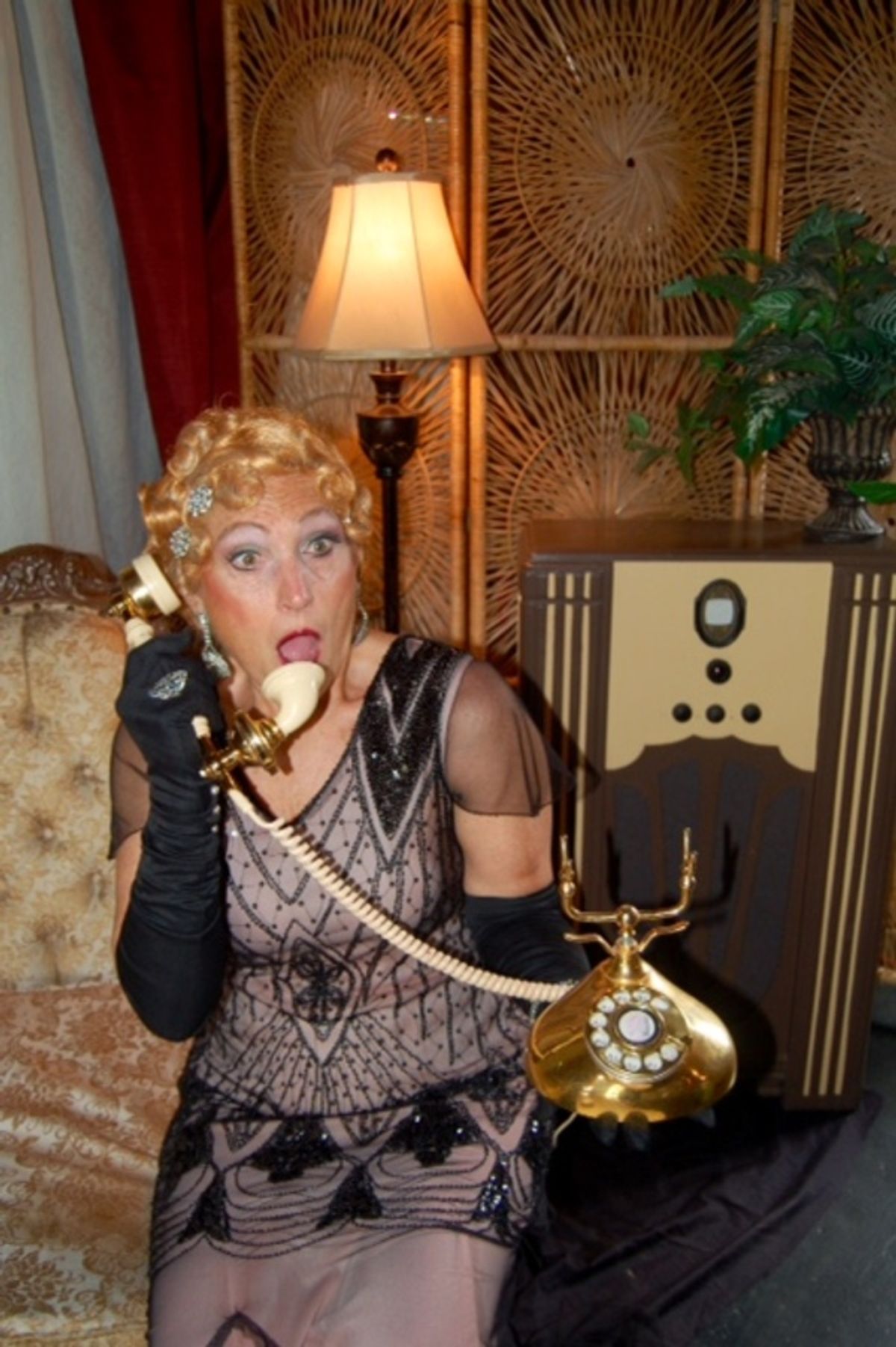 Kelli Connors appears in the farce, 'Lend Me a Tenor,' opening 8 pm Friday at Hackmatack Playhouse in Berwick. For tickets and more information go to www.hackmatack.org
 at 