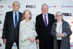 Leonard Tow, Susan Solomon, Peter J. Solomon, and guest @ BroadwayWorld Leonard Tow, Susan Solomon, Peter J. Solomon, and guest Photo