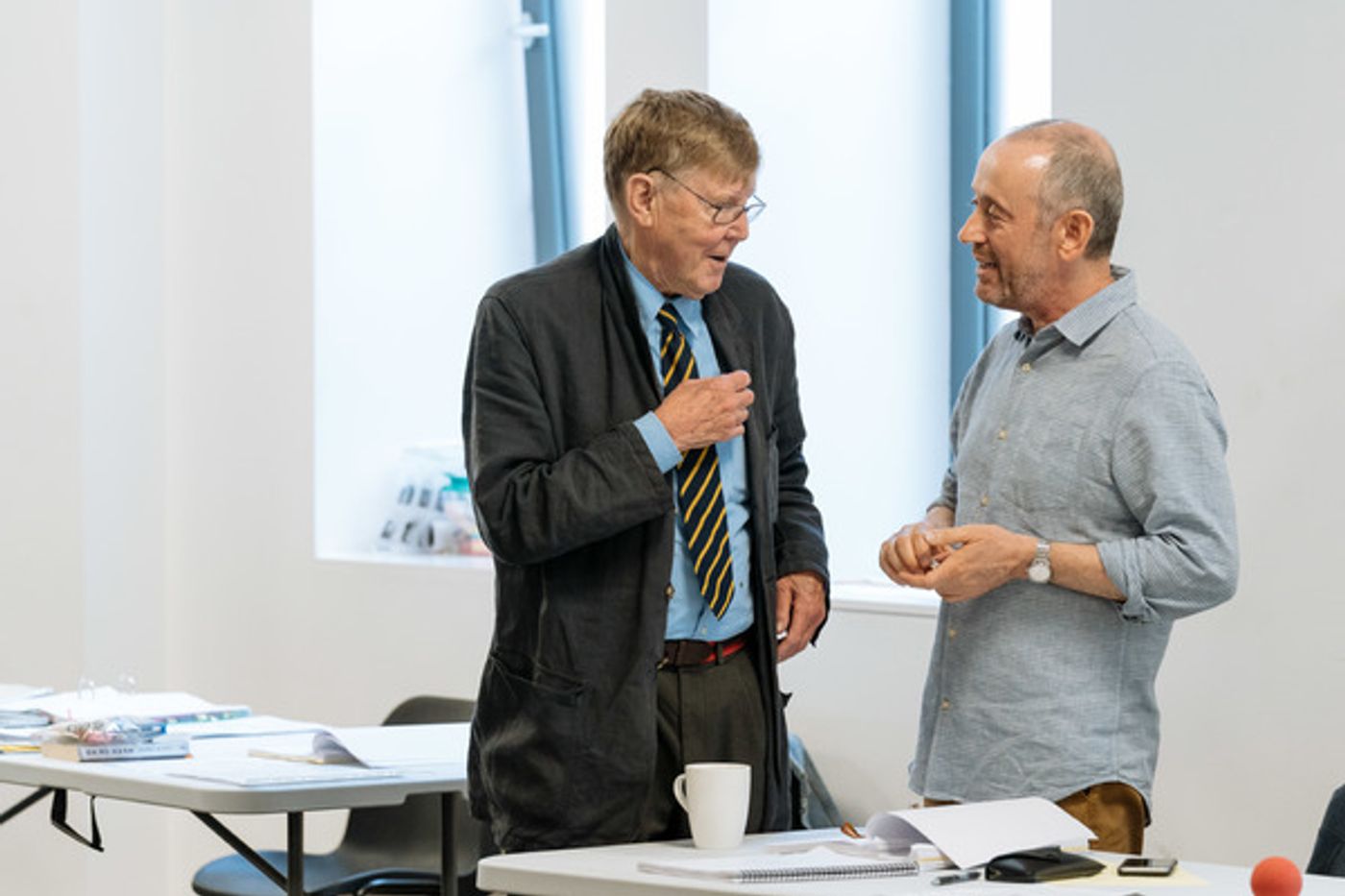 Photo Flash: Inside Rehearsal for World Premiere of Alan Bennett's ALLELUJAH!  Image