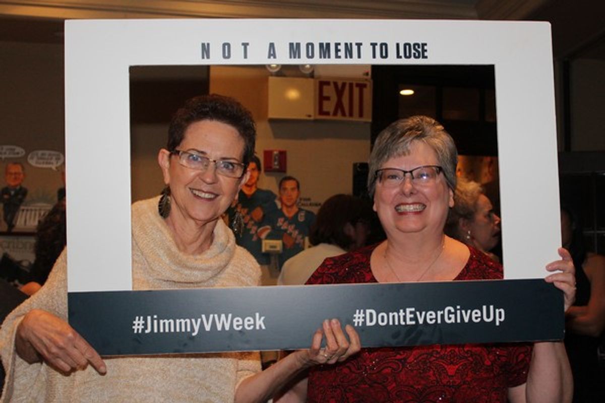 Audrey Brockman and Lulu Thompson at 