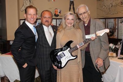 Christian Hoff, William Lazaro, Wynonia Lazaro and Joe Long Photo