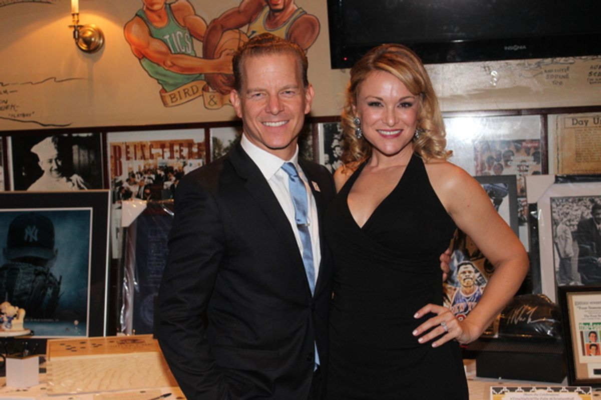 Christian Hoff and Melisa Hoff at 