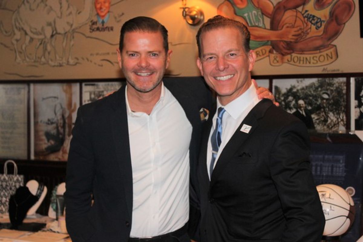 Clarke Thorell and Christian Hoff at 