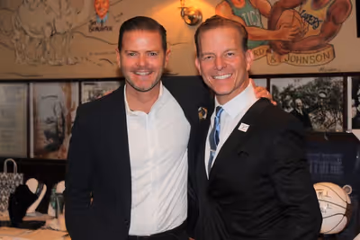 Clarke Thorell and Christian Hoff Photo