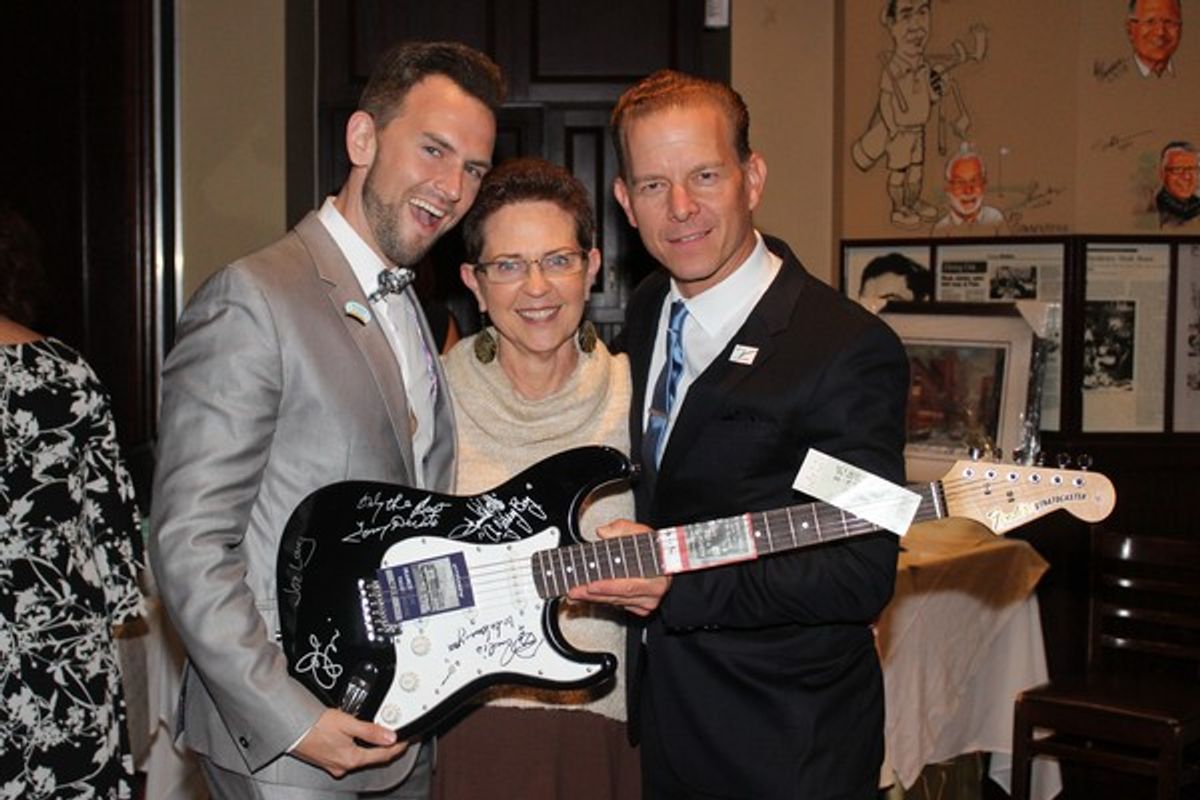 Daniel Reichard, Audrey Rockman and Christian Hoff at 