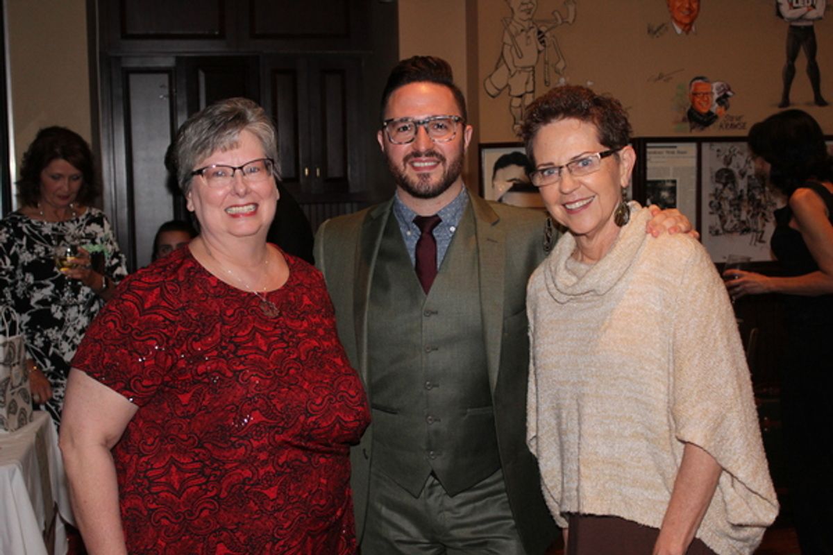 Lulu Thompson, Russell Fischer and Audrey Rockman at 