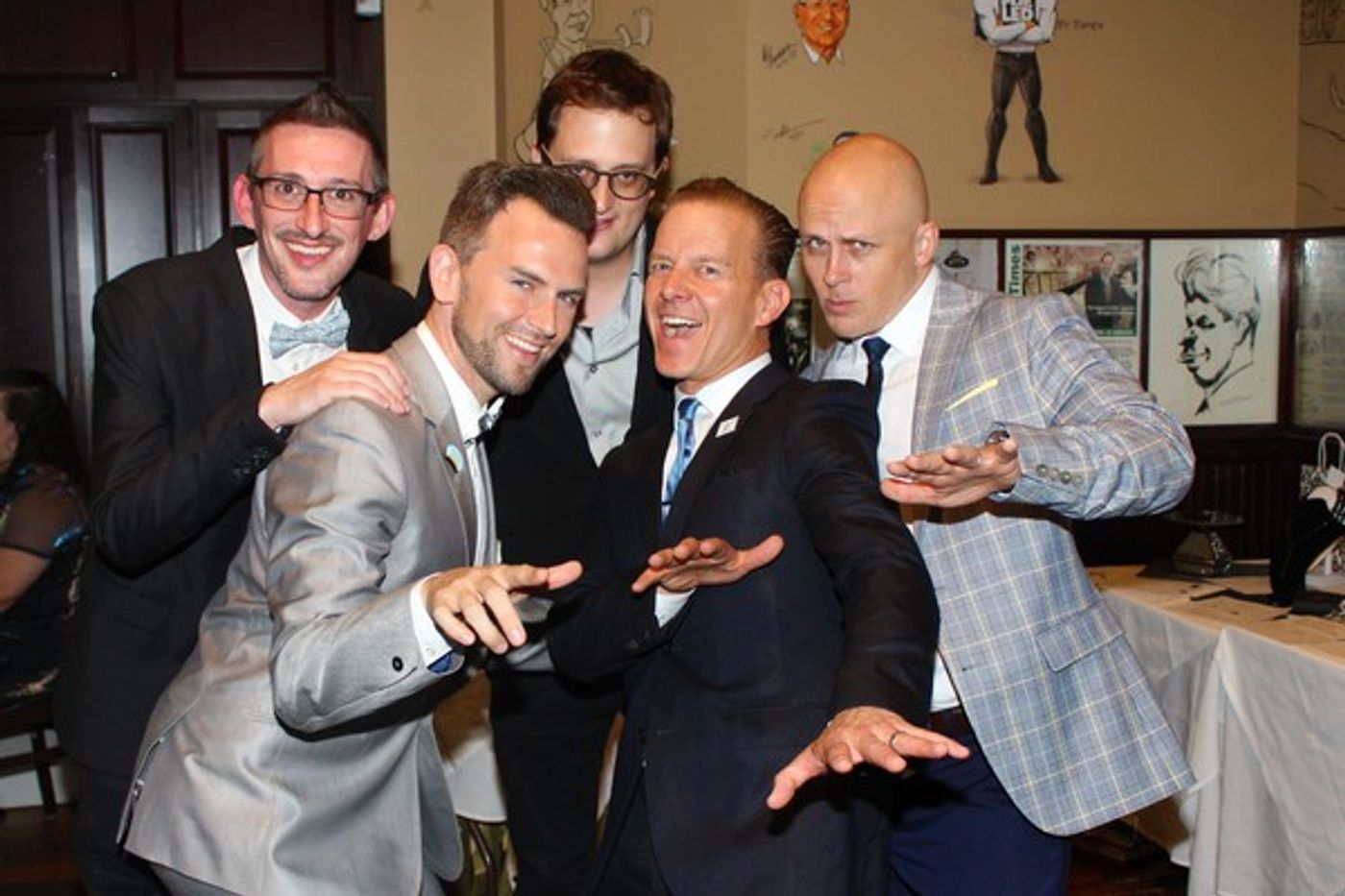 Photo Coverage: Christian Hoff and Friends Celebrate Tony Night at the Palm!  Image