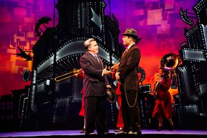 Carlos Lopez as Nathan Detroit and Omar Lopez-Cepero as Sky Masterson @ BroadwayWorld Carlos Lopez as Nathan Detroit and Omar Lopez-Cepero as Sky Masterson Photo