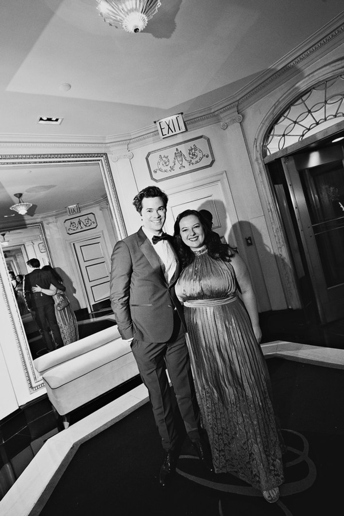 Andrew Rannells and Zuzanna Szadkowski at 