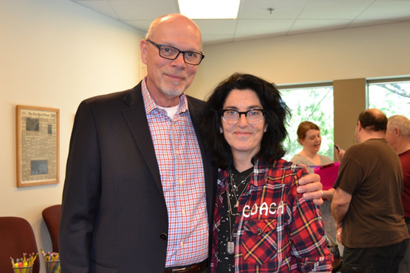 Photo Flash: In Rehearsal with Drew Gehling and the Cast of DAVE  Image