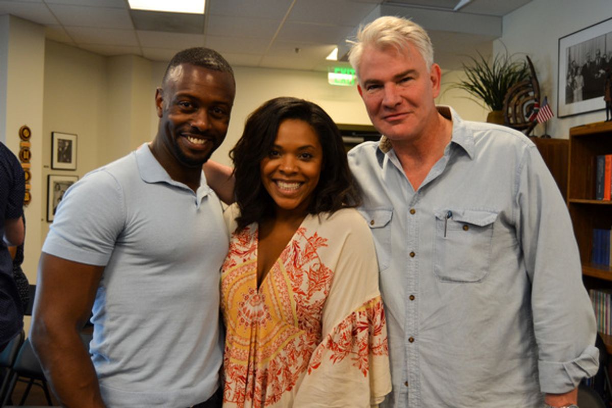 Josh Breckenridge (Duane Bolden), Bryonha Marie Parham (Susan Lee) and Douglas Sills (Bob Alexander) at 