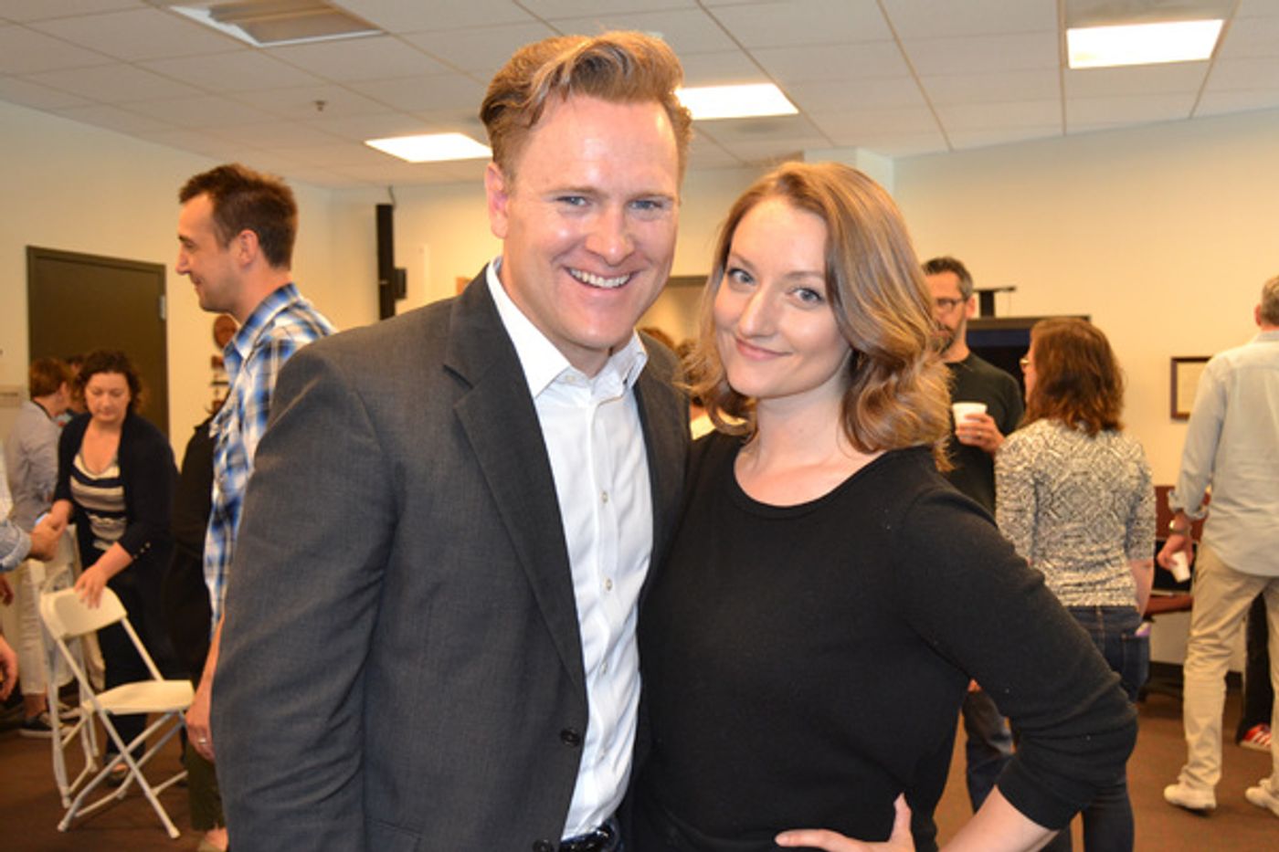 Photo Flash: In Rehearsal with Drew Gehling and the Cast of DAVE  Image