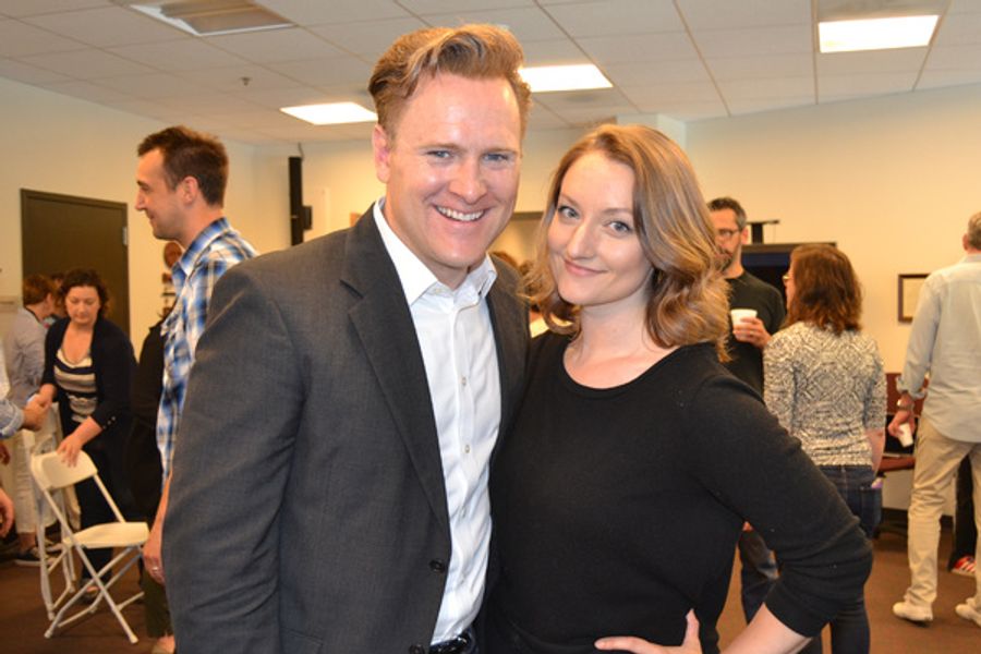 Photo Flash: In Rehearsal with Drew Gehling and the Cast of DAVE Image