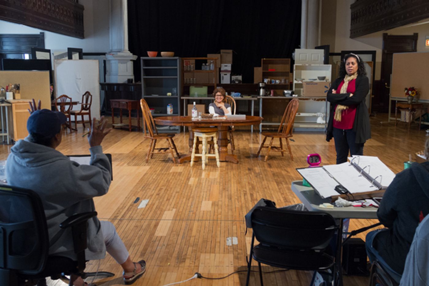 Photo Flash: In Rehearsal with Steppenwolf's THE ROOMMATE  Image
