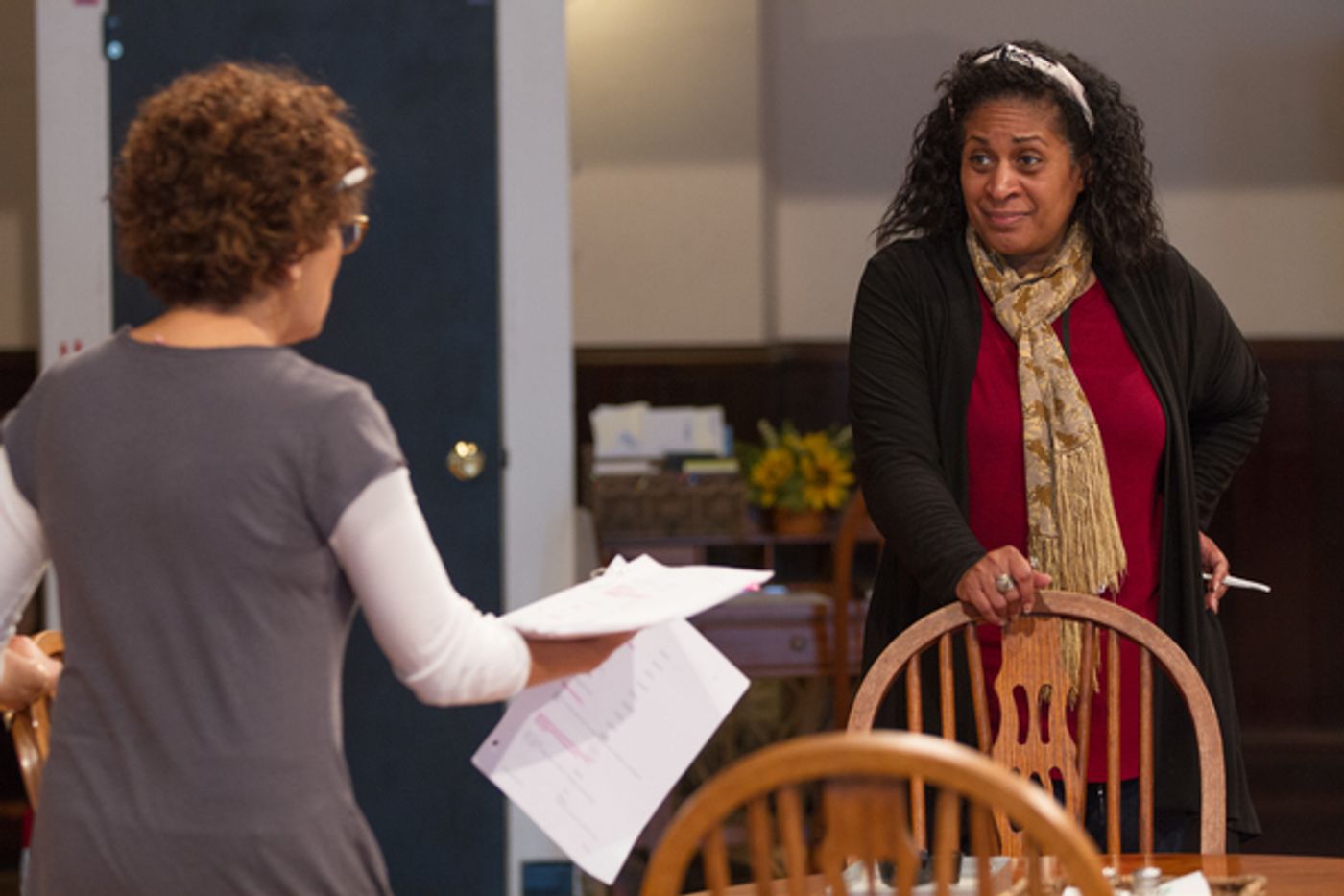 Photo Flash: In Rehearsal with Steppenwolf's THE ROOMMATE  Image