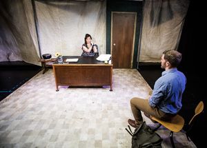 (L to R) Lily Mooney and Jared Fernley Photo