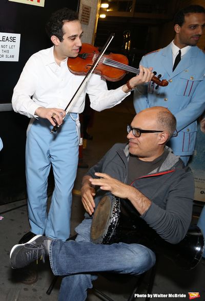 George Abud, Ariâ€™el Stachel and David Yazbek with the Alexandria Ceremonial Photo