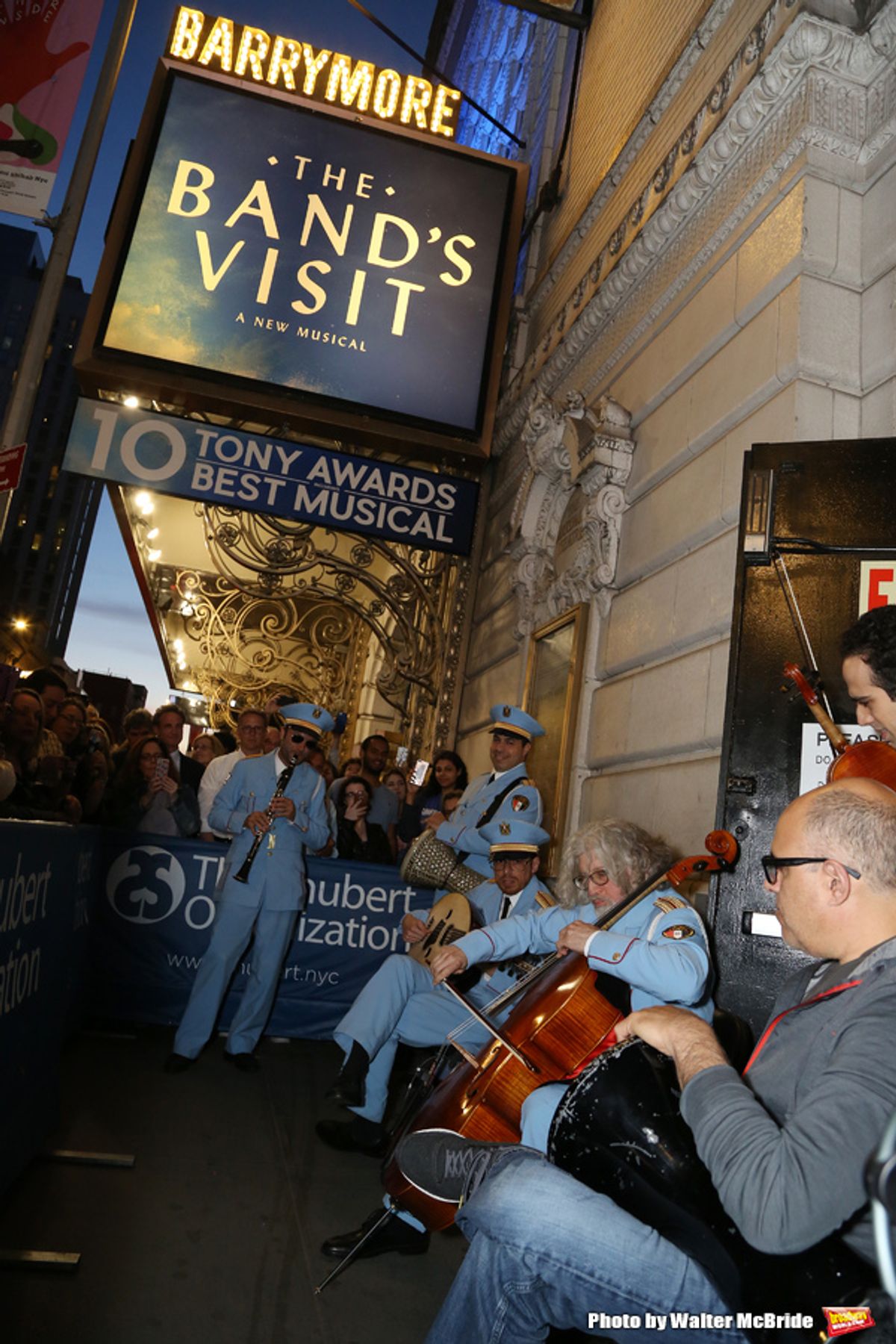 David Yazbek with the Alexandria Ceremonial Police Orchestra  at 