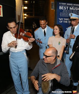 George Abud, Ariâ€™el Stachel and David Yazbek with the Alexandria Ceremonial Po Photo
