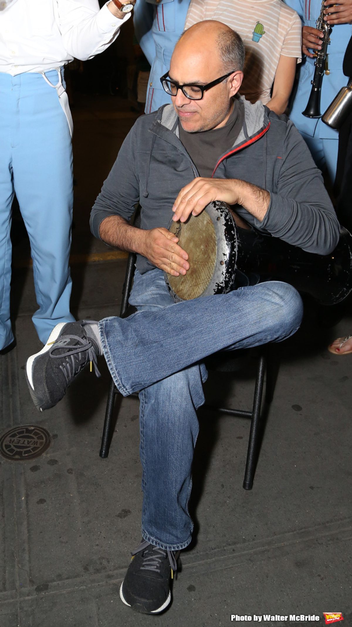 David Yazbek with the Alexandria Ceremonial Police Orchestra  at 