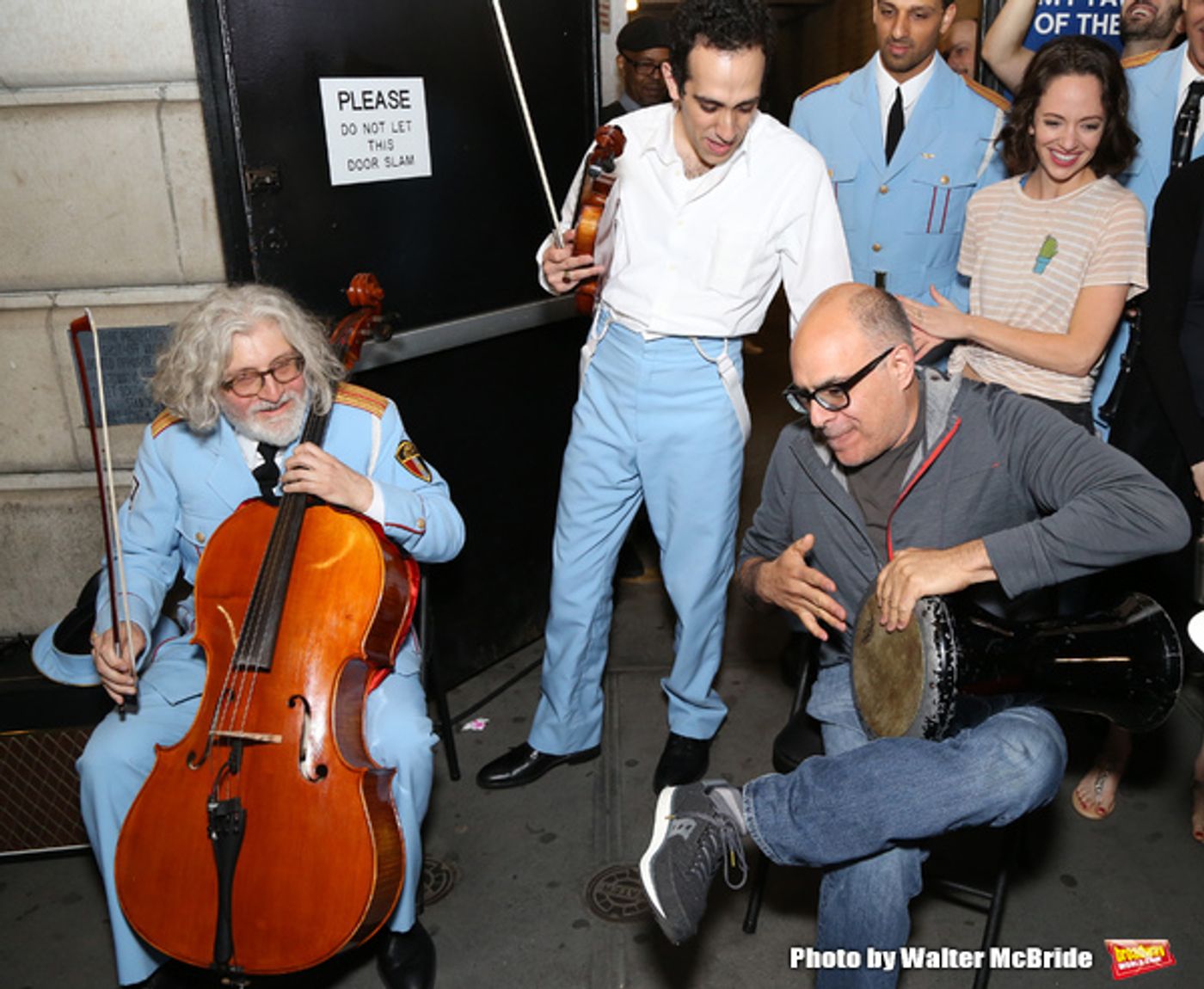 Photo Coverage: THE BAND'S VISIT Celebrates Tony Wins With Post-Show Jam Outside the Theatre Photo Coverage: THE BAND'S VISIT Celebrates Tony Wins With Post-Show Jam Outside the Theatre Image