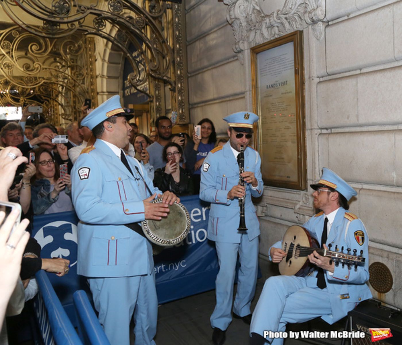 Photo Coverage: THE BAND'S VISIT Celebrates Tony Wins With Post-Show Jam Outside the Theatre  Image