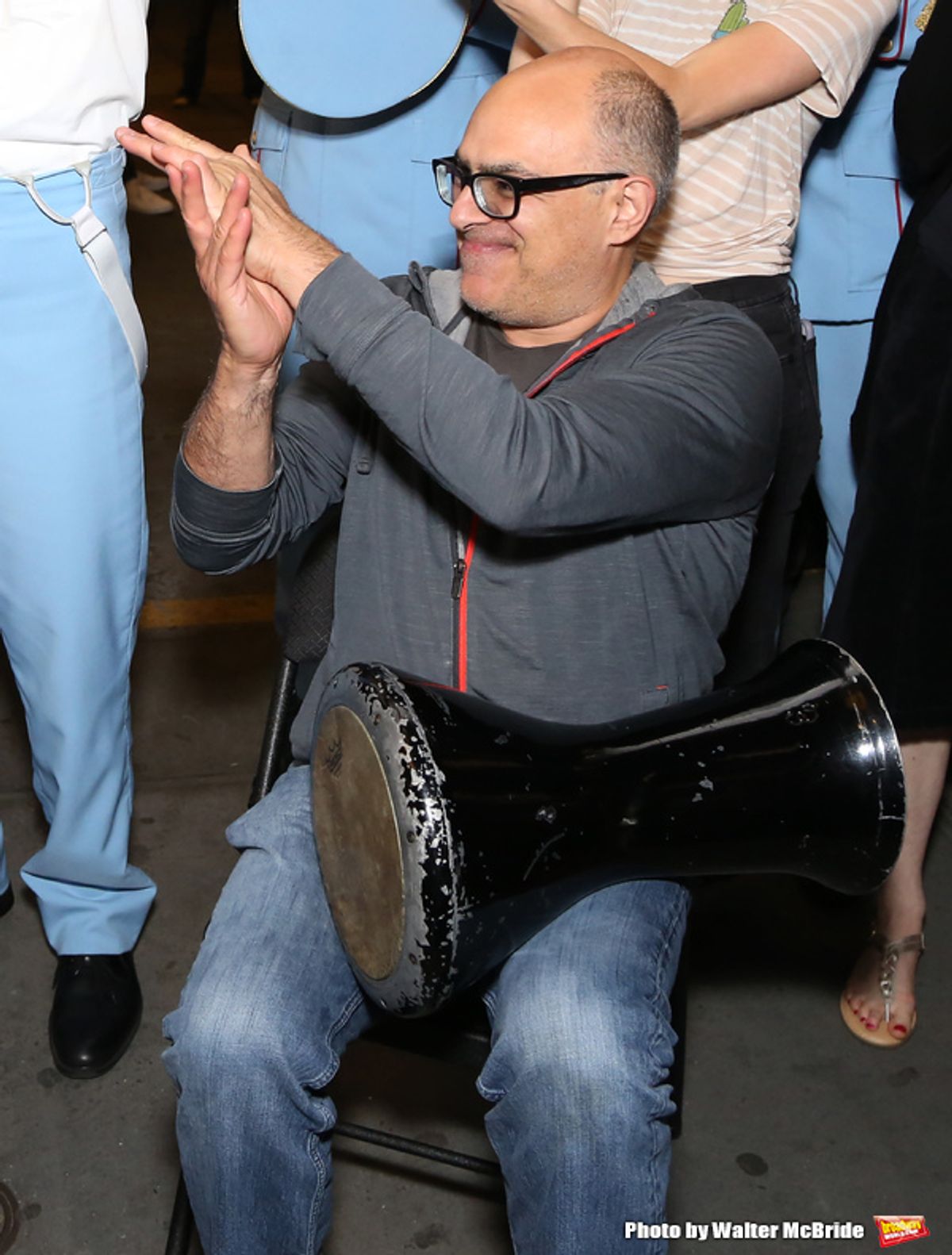 David Yazbek with the Alexandria Ceremonial Police Orchestra at 