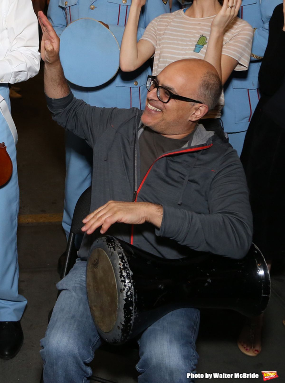 David Yazbek with the Alexandria Ceremonial Police Orchestra  at 