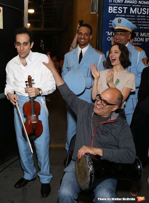 George Abud, Ariâ€™el Stachel and David Yazbek with the Alexandria Ceremonial Po Photo
