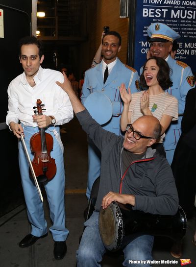 George Abud, Ariâ€™el Stachel and David Yazbek with the Alexandria Ceremonial Po Photo