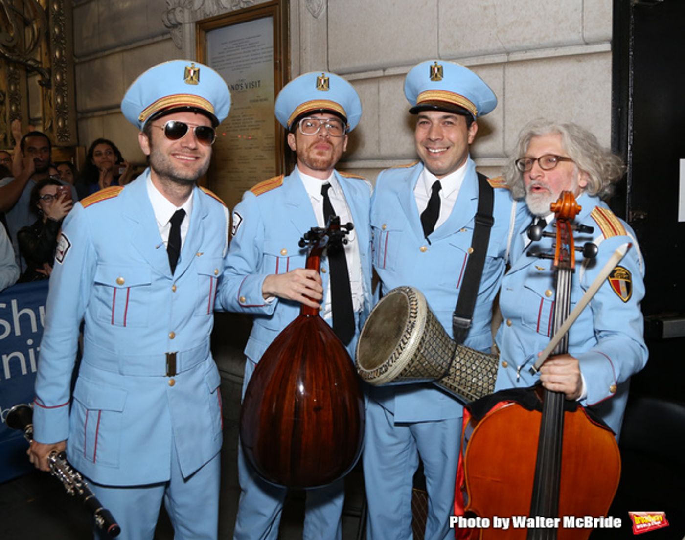 Photo Coverage: THE BAND'S VISIT Celebrates Tony Wins With Post-Show Jam Outside the Theatre  Image